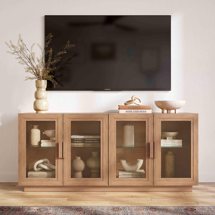 Nolan 72" Natural Wood Console