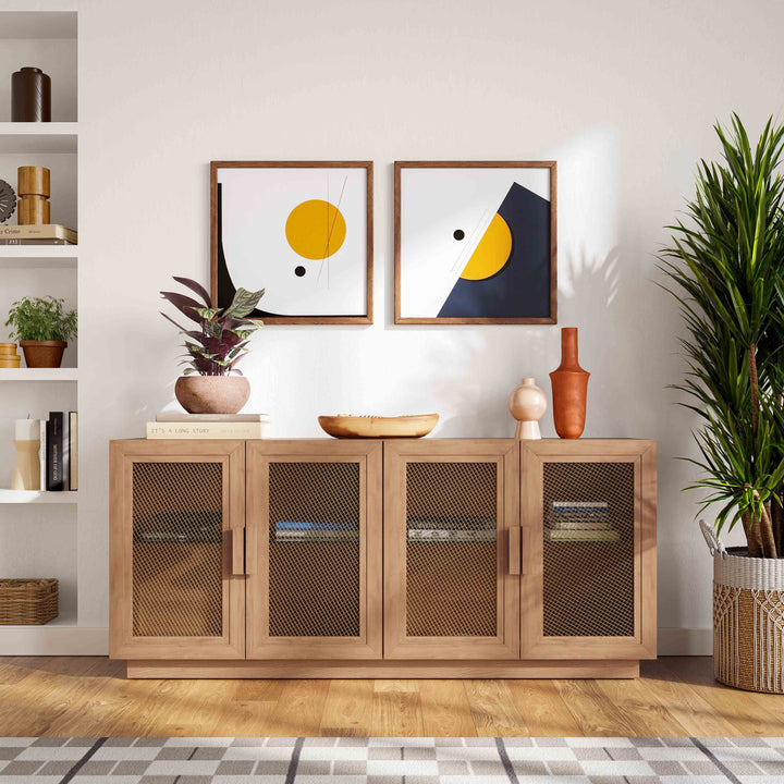 Nolan 72" Natural Wood Console