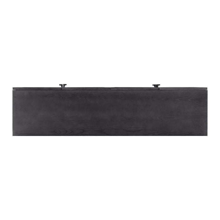 Nolan 72" Black Wood Console