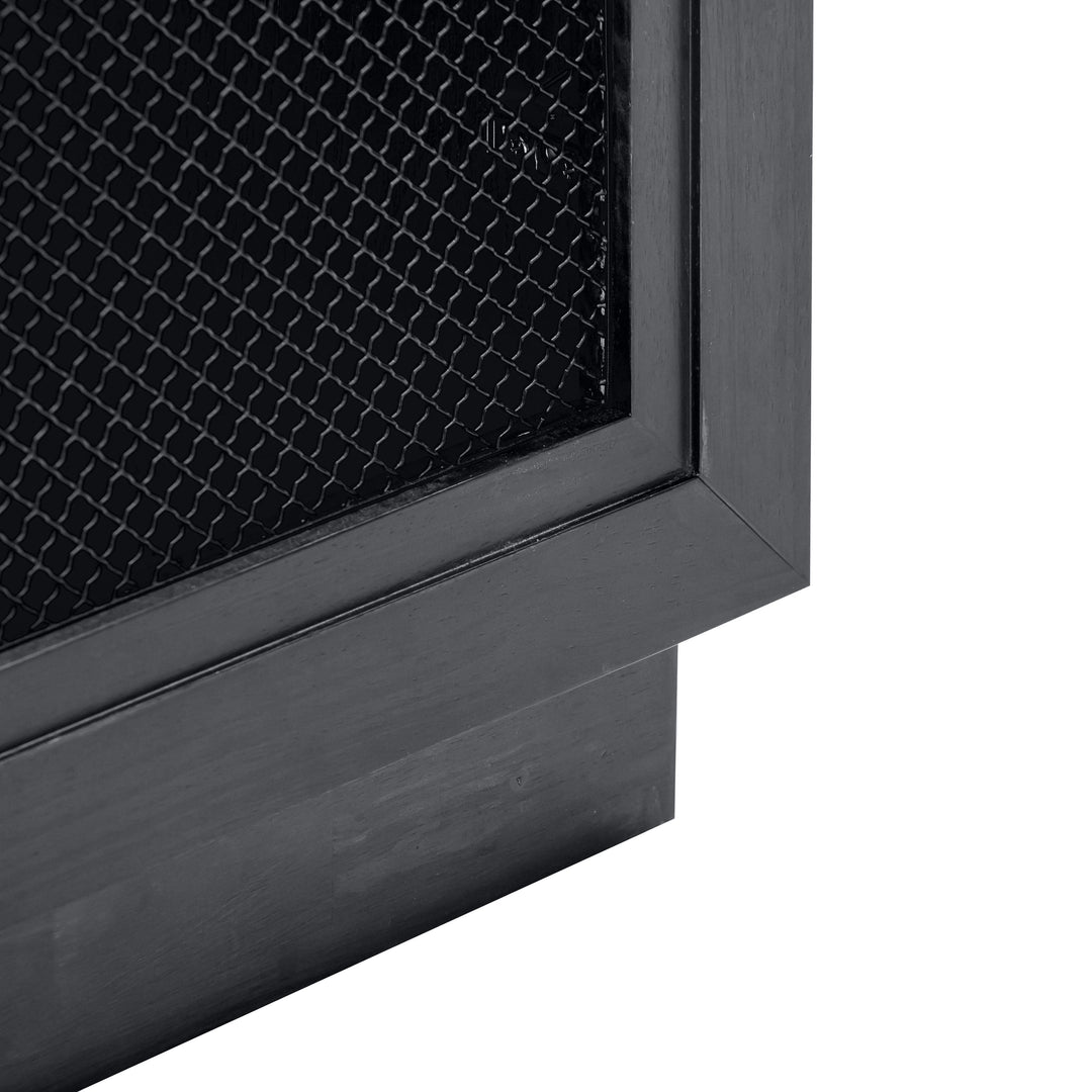 Nolan 72" Black Wood Console