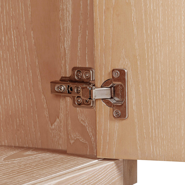 Marlow 77" Natural Wood Media Console