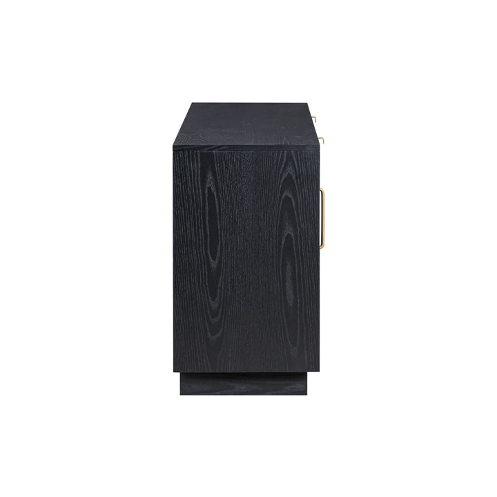 Marlow 77" Black Wood Media Console