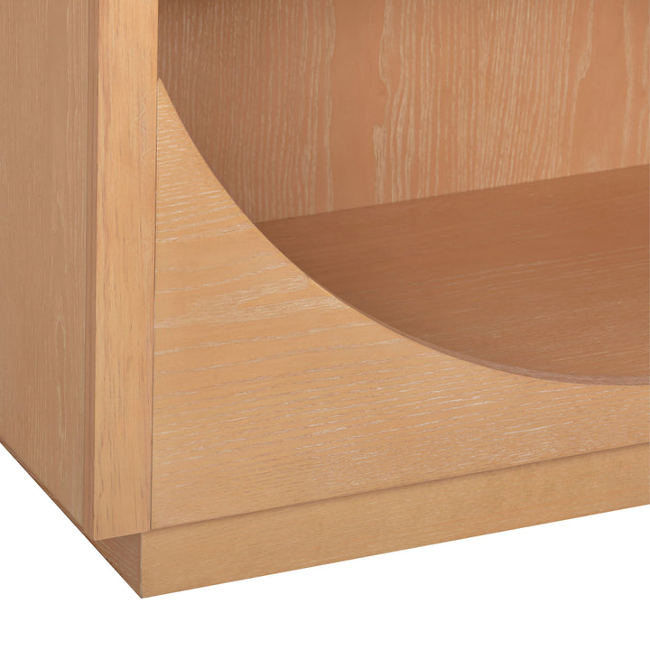 Marlow Natural Wood Bookcase
