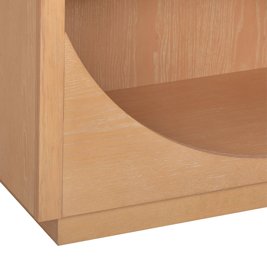 Marlow Natural Wood Bookcase
