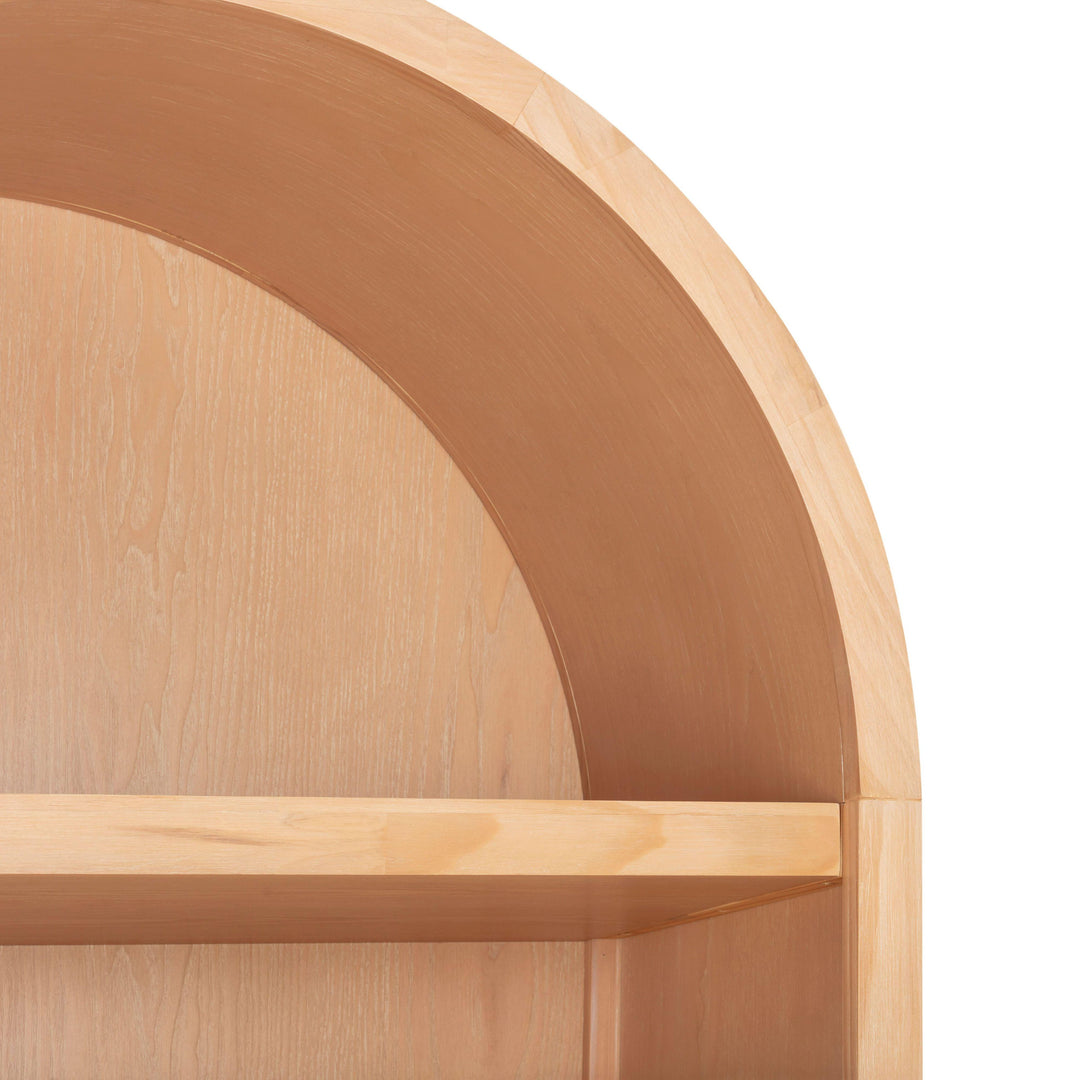 Marlow Natural Wood Bookcase