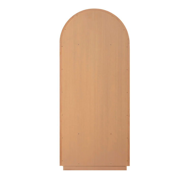 Marlow Natural Wood Bookcase With File Drawer