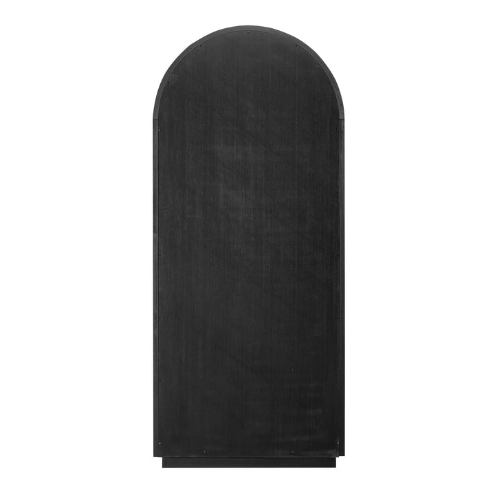 Marlow Black &amp;amp; Brown Two-Tone Wood Bookcase
