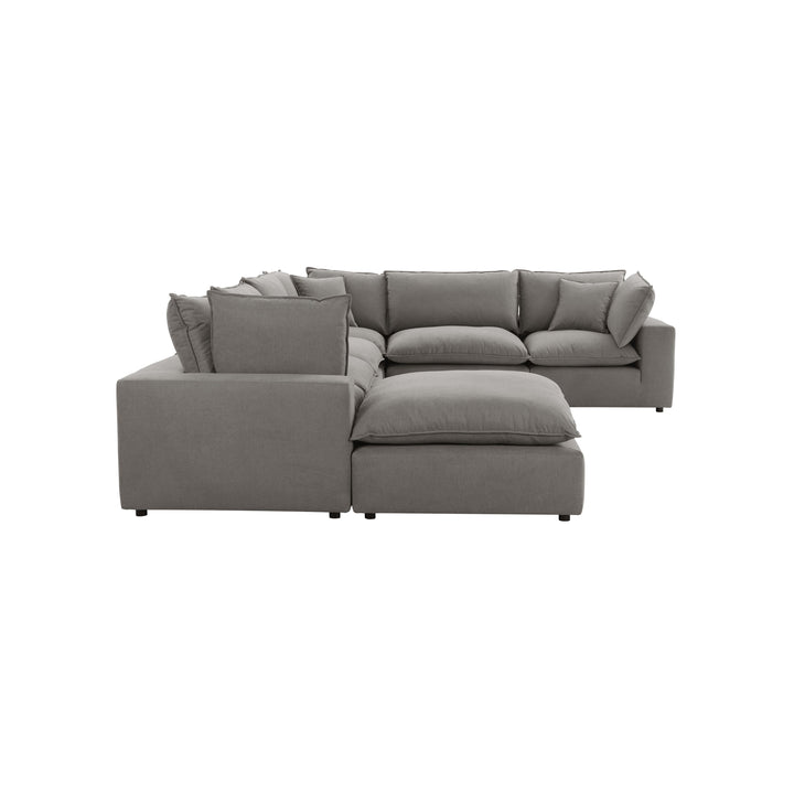 Cali 7-Piece Performance Fabric Modular Large Chaise Sectional