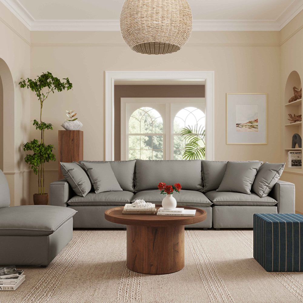 Cali Ottoman - Slate