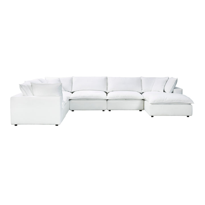 Cali 7-Piece Performance Fabric Modular Large Chaise Sectional