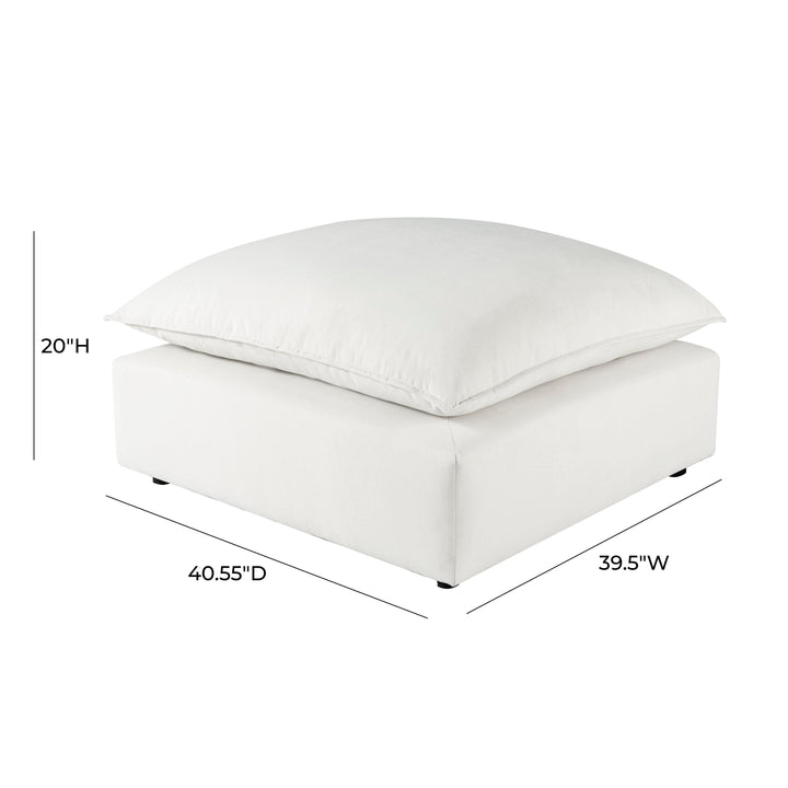 Cali Performance Fabric Ottoman