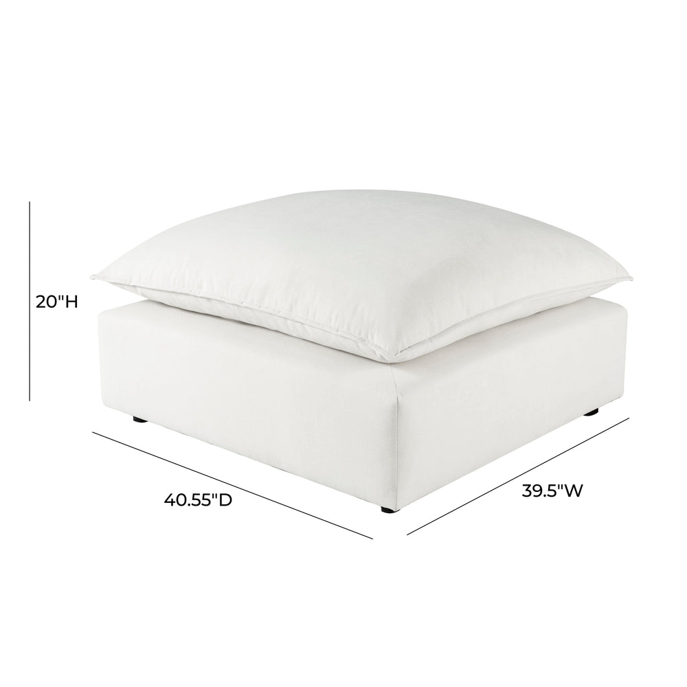 Cali Performance Fabric Ottoman