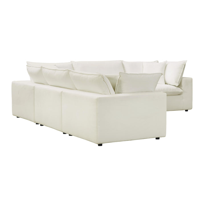 Cali 5-Piece Performance Fabric Modular L-Sectional