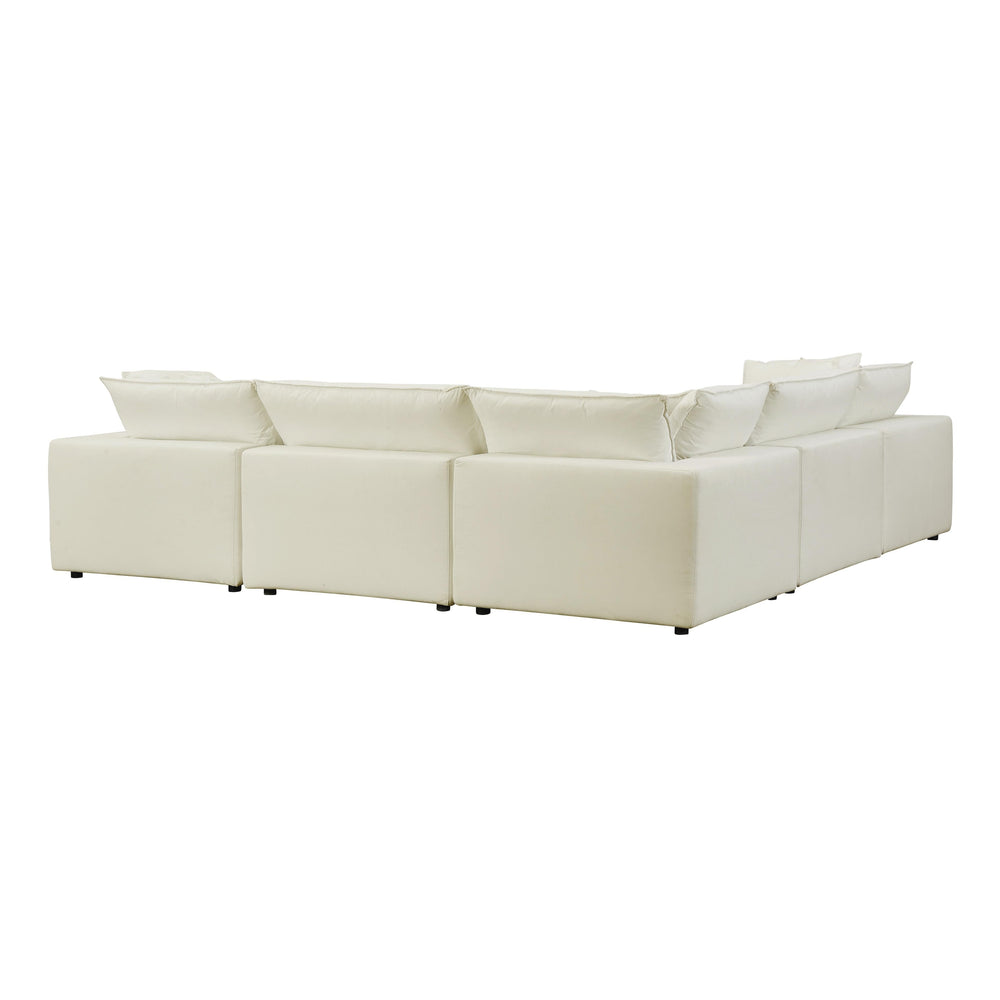 Cali 5-Piece Performance Fabric Modular L-Sectional