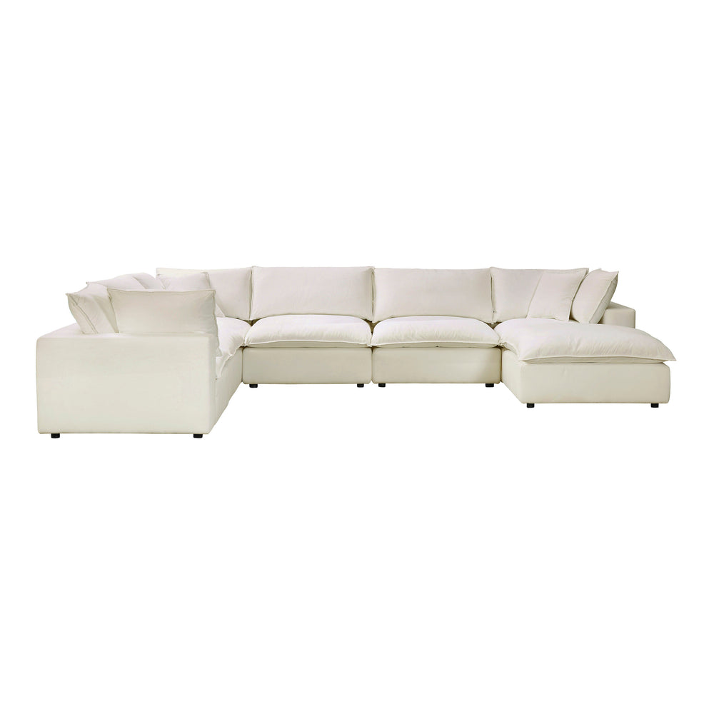 Cali 7-Piece Performance Fabric Modular Large Chaise Sectional