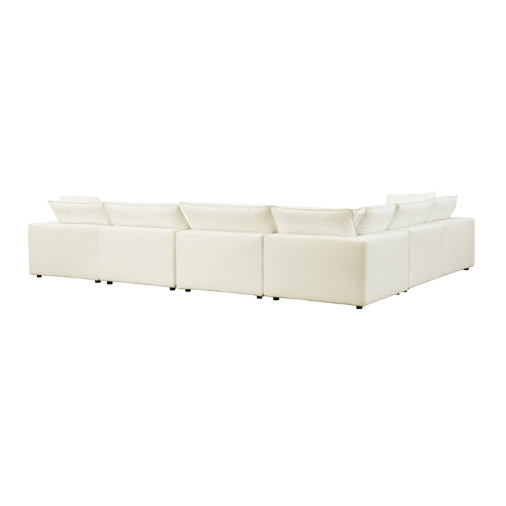 Cali 7-Piece Performance Fabric Modular Large Chaise Sectional