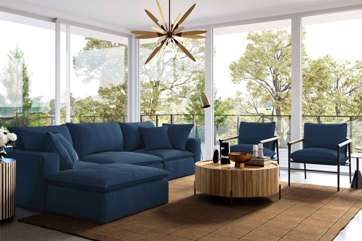 Cali 4-Piece Performance Fabric Modular Sectional