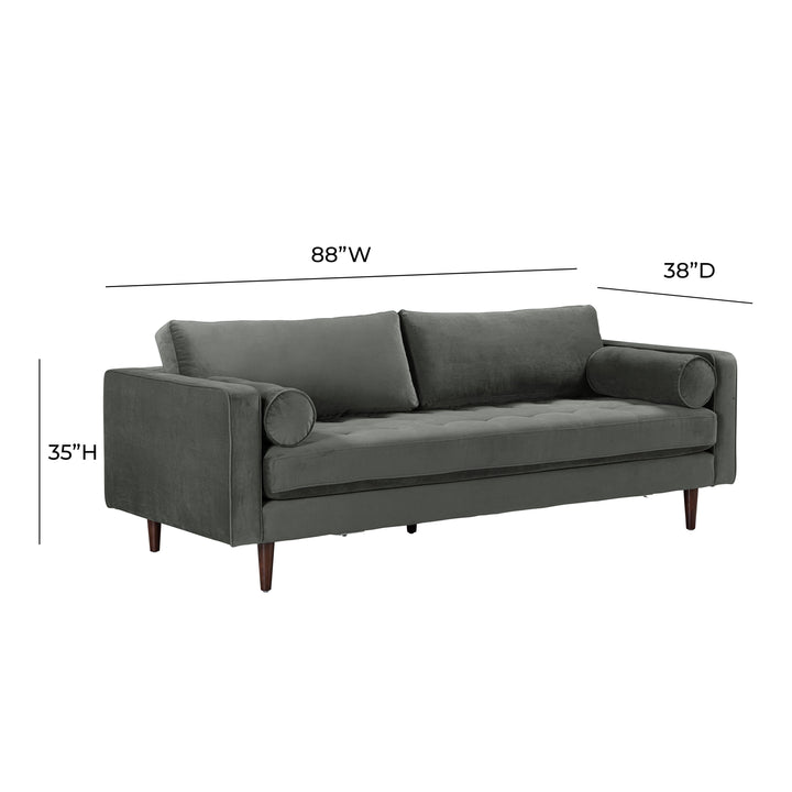 Cave 88" Performance Velvet Sofa
