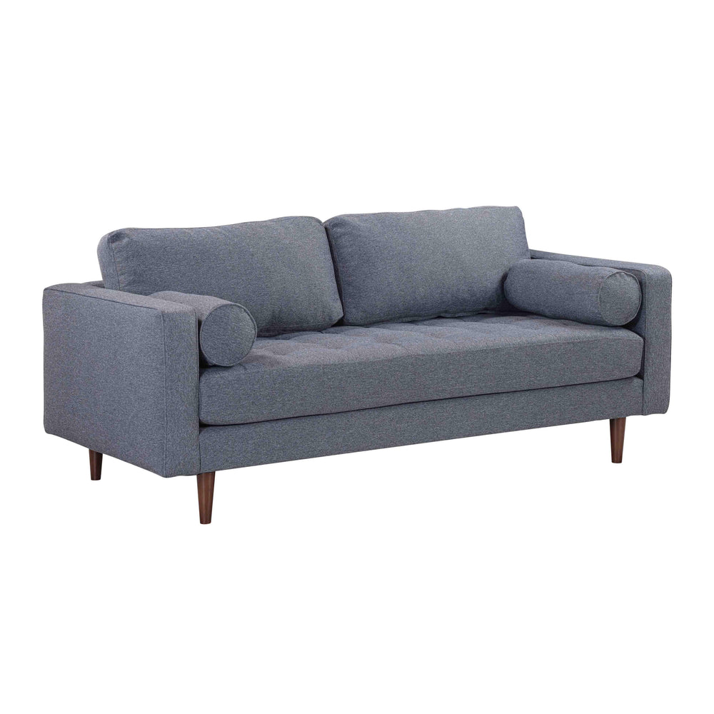Cave 76" Navy Tweed Loveseat