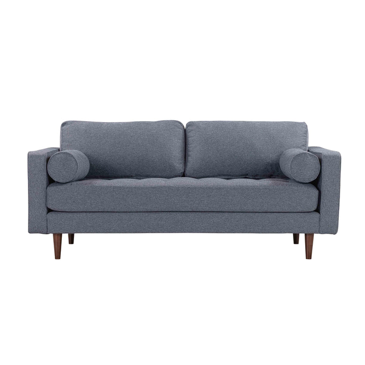 Cave 76" Navy Tweed Loveseat