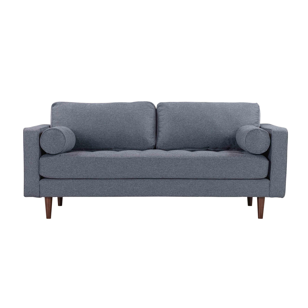 Cave 76" Navy Tweed Loveseat