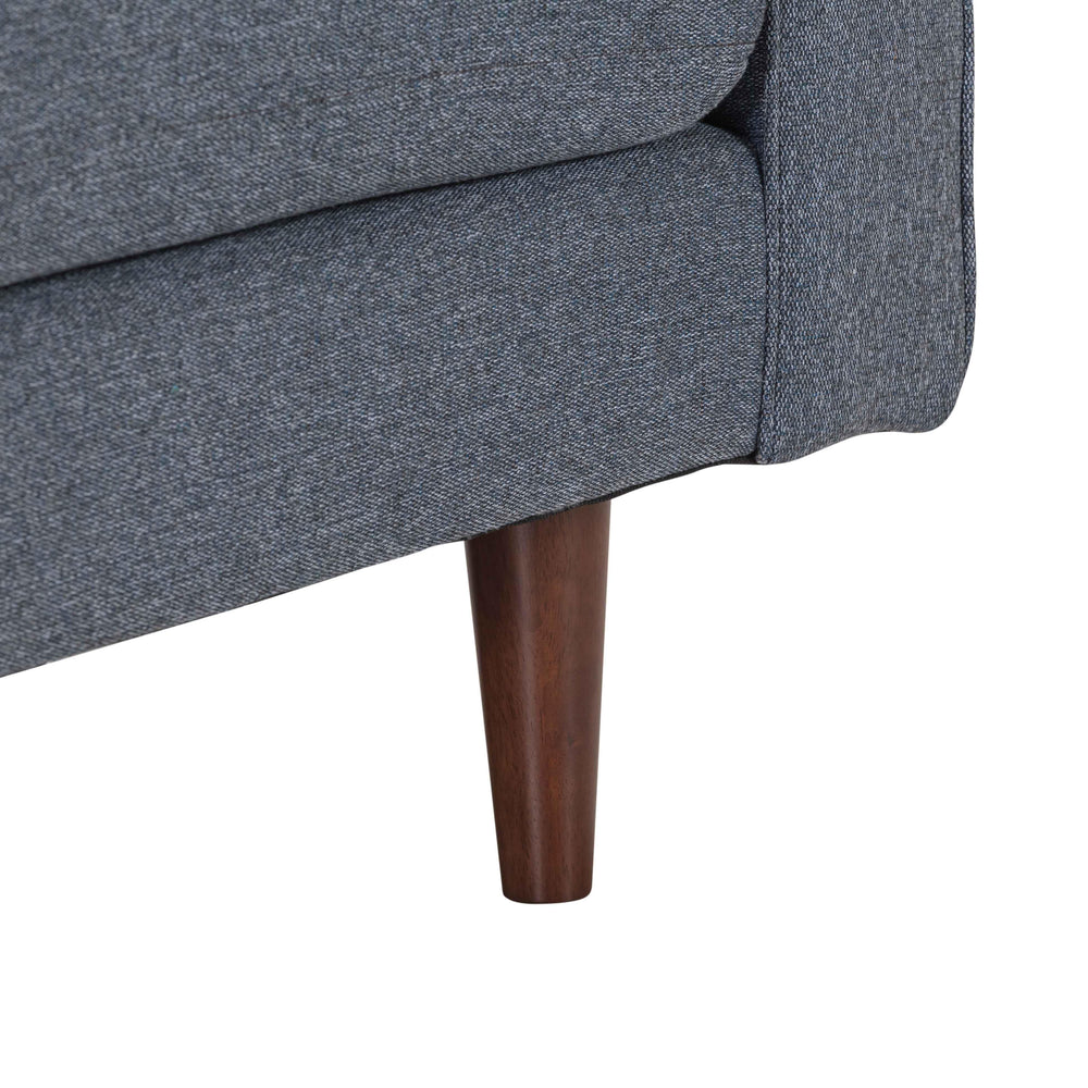 Cave 76" Navy Tweed Loveseat