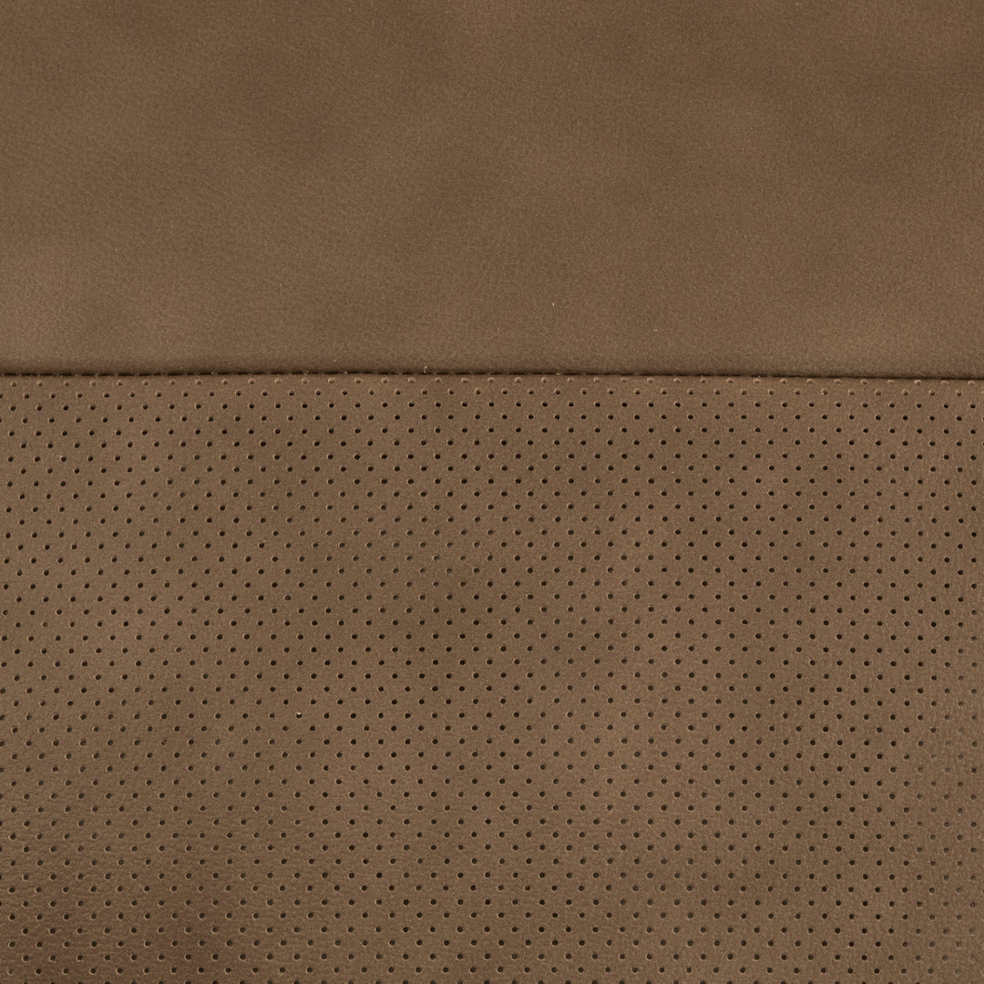 Cali 120" Brown Leather Modular Sofa