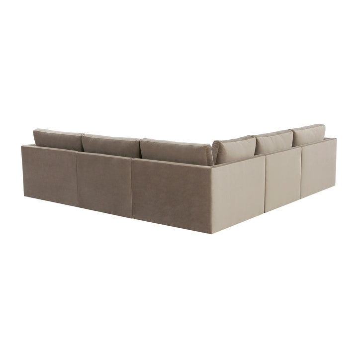 Willow 5-Piece Performance Velvet Modular L Sectional