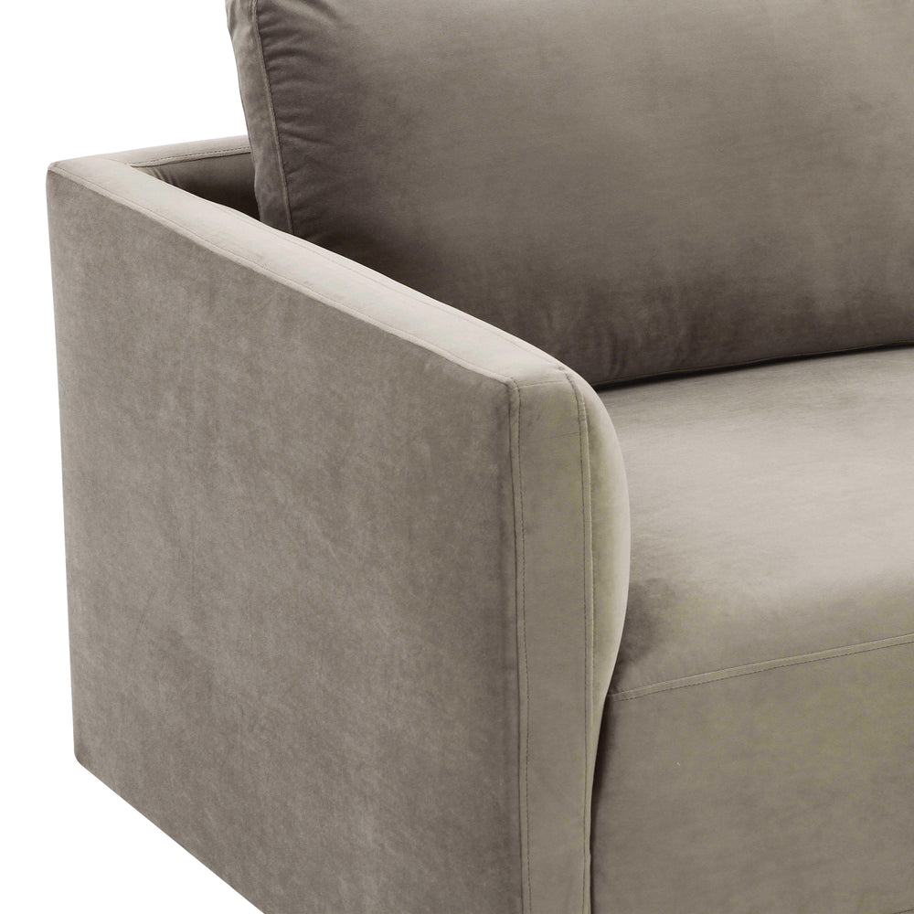 Willow 74" Performance Velvet Modular Loveseat