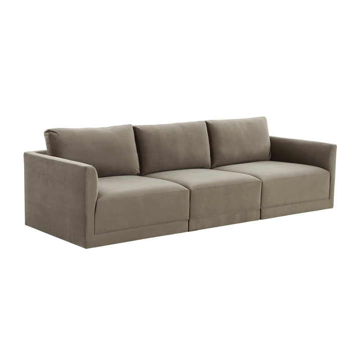 Willow 105" Performance Velvet Modular Sofa