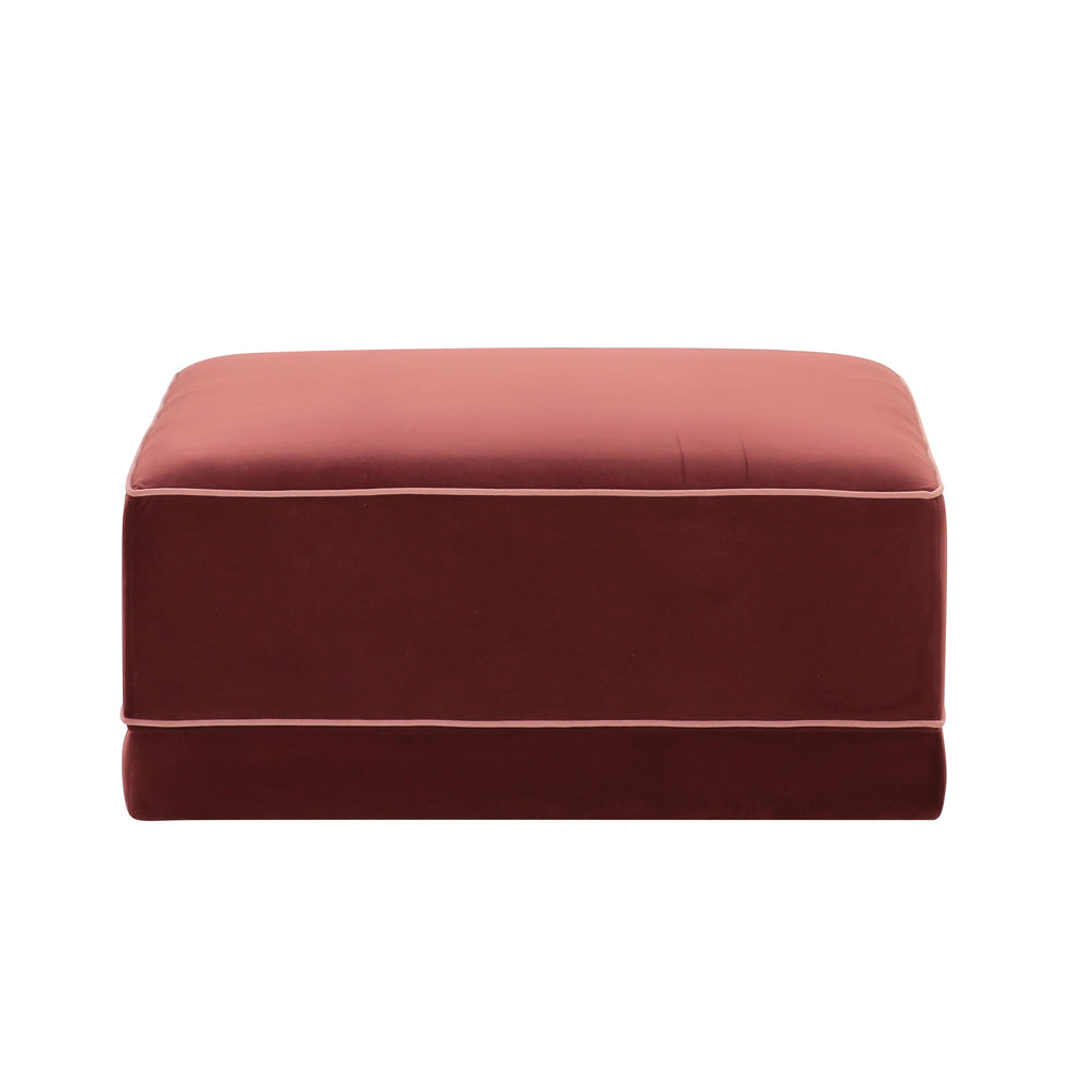 Willow Performance Velvet Modular Ottoman