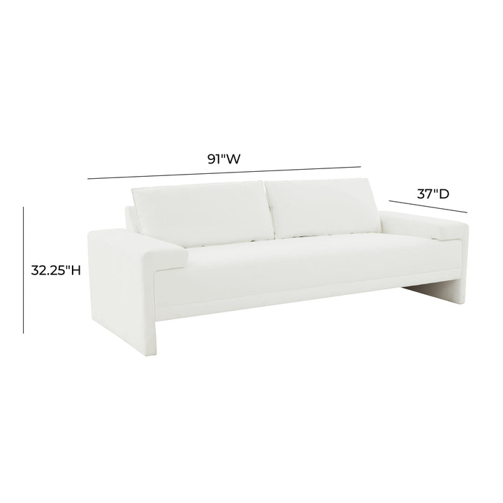 Maeve 91" Contract-Grade Fabric Sofa