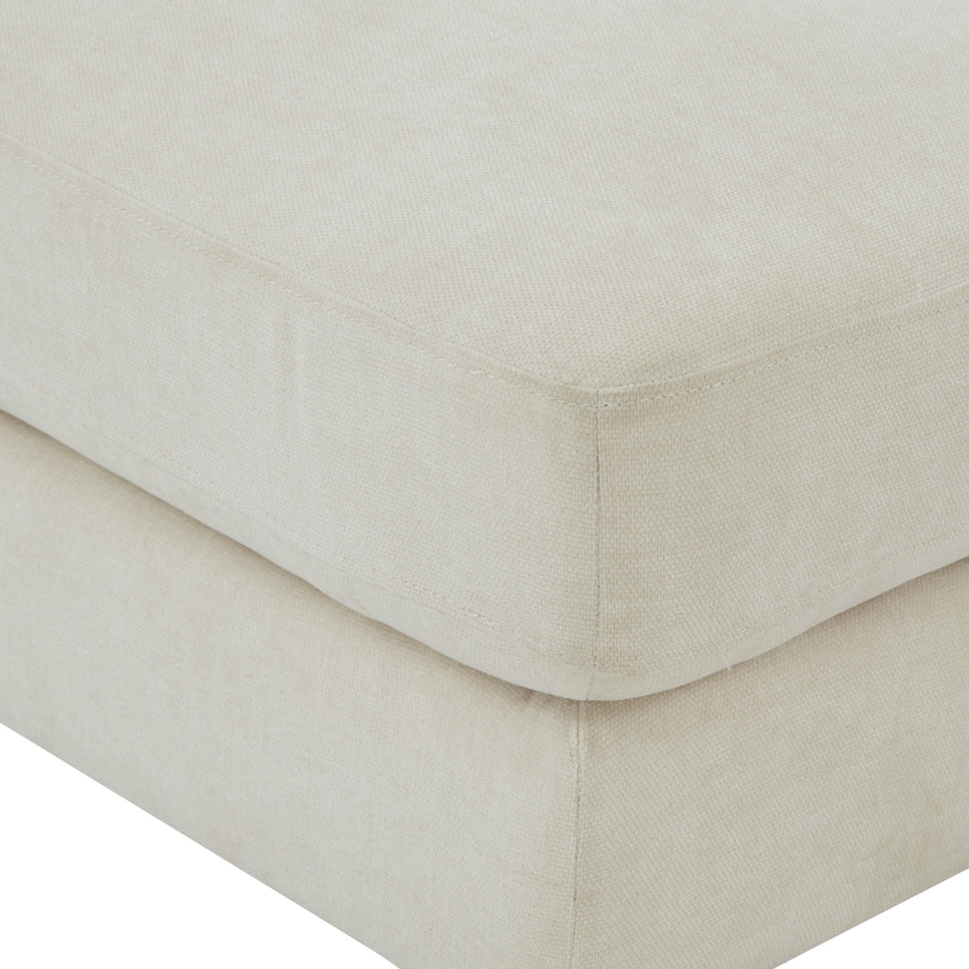 Serena Performance Velvet Ottoman