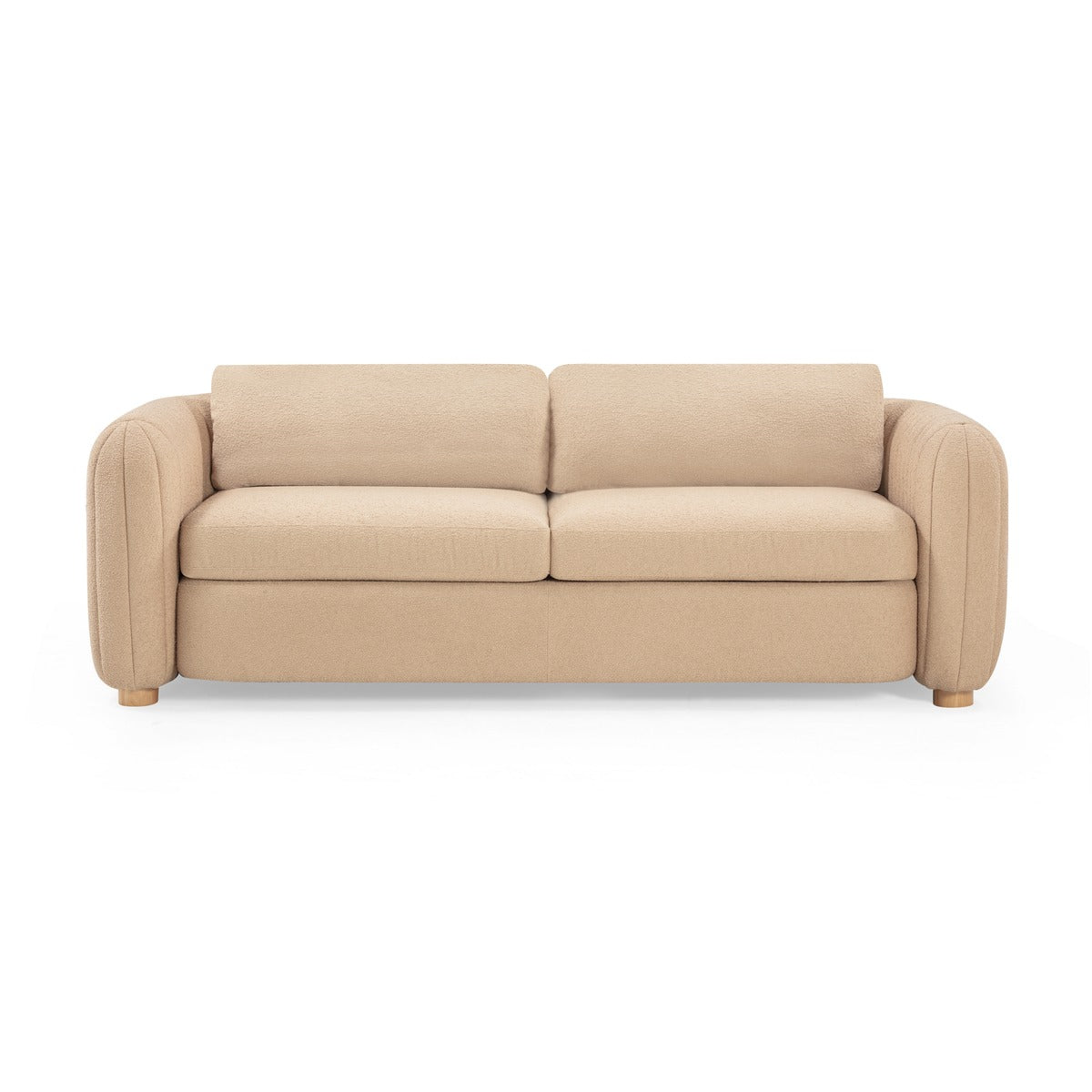 Porto 90" Honey Boucle Sofa