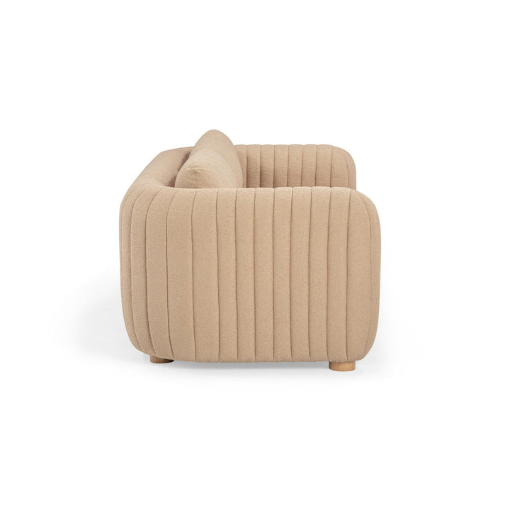 Porto 90" Honey Boucle Sofa