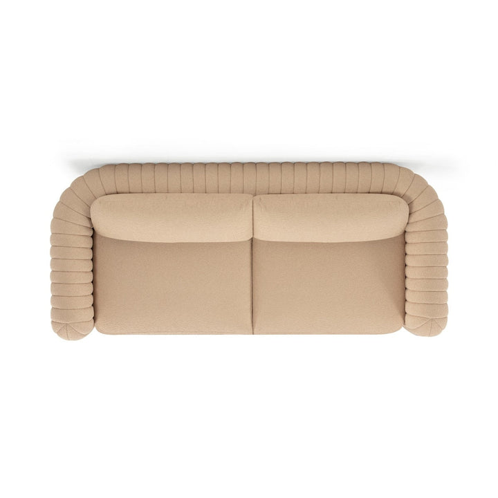 Porto 90" Honey Boucle Sofa