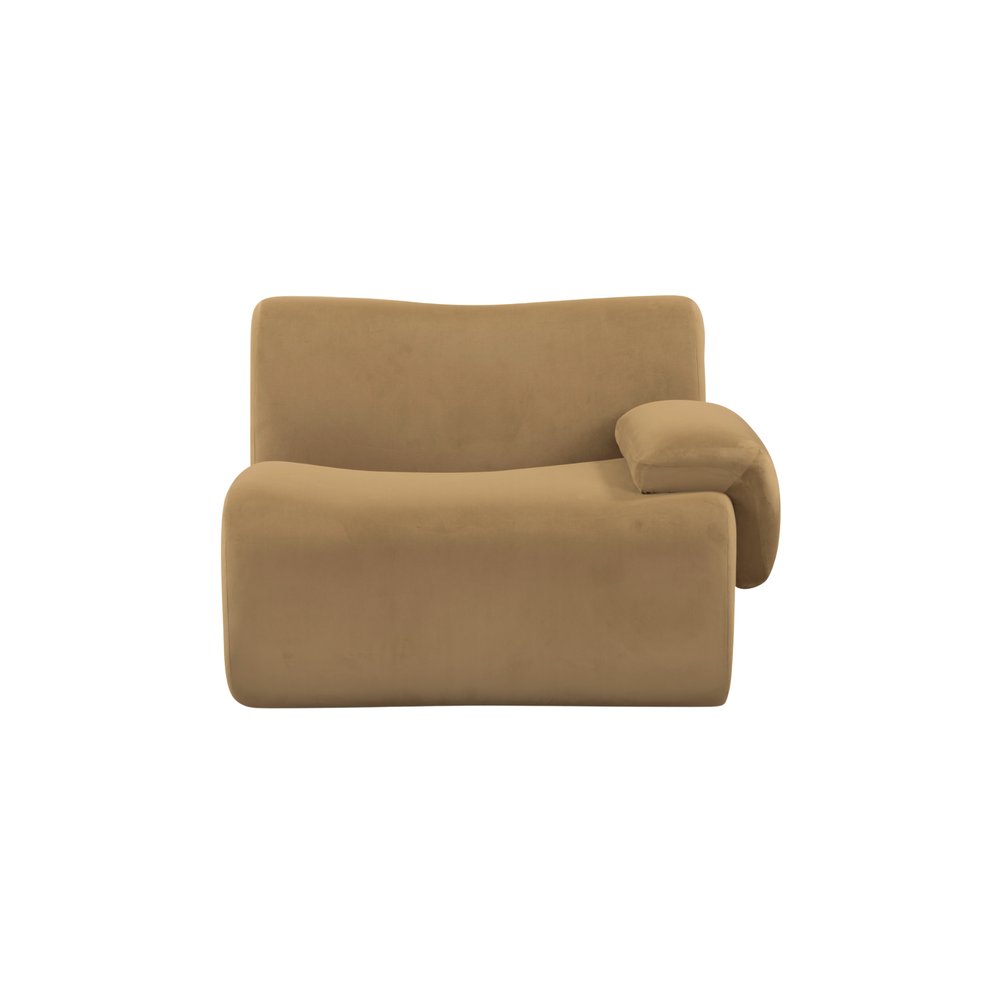 Zenith Performance Velvet Modular Corner Chair