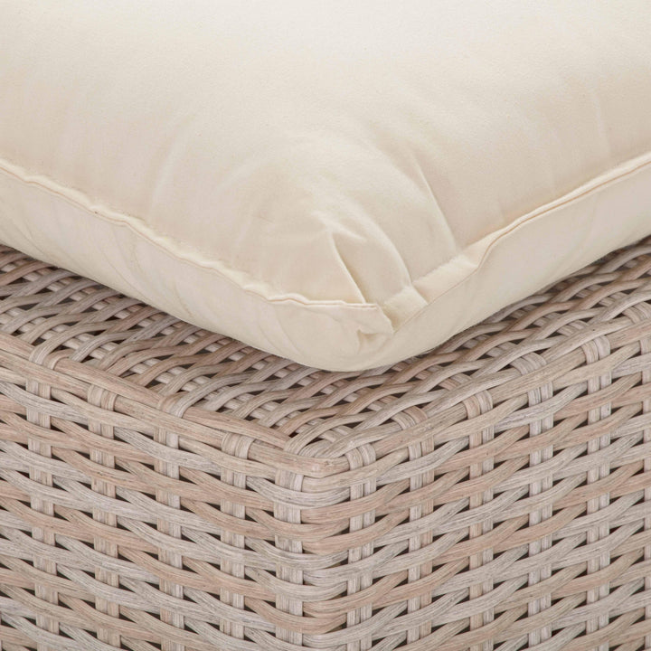 Cali Natural Wicker Outdoor Armless Chair