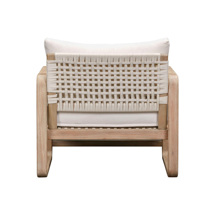 Palata Cream Performance Fabric Outdoor Accent Chair