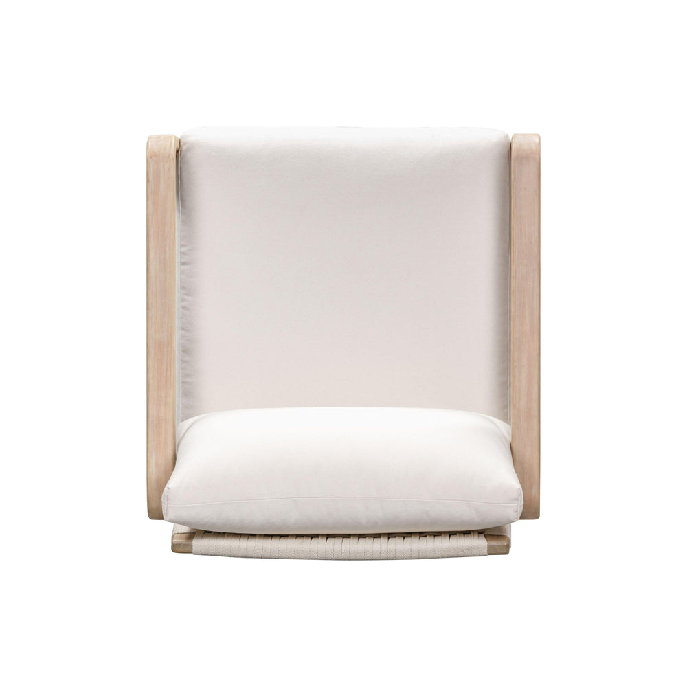 Palata Cream Performance Fabric Outdoor Accent Chair