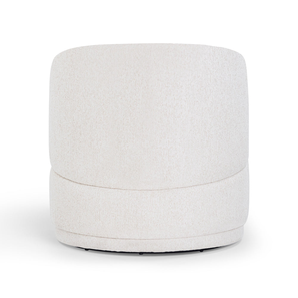 Massa Textured Performance Fabric Swivel Accent Chair - Beige