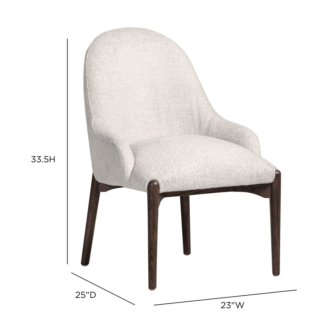 Glendale Beige Performance Chenille Dining Chair
