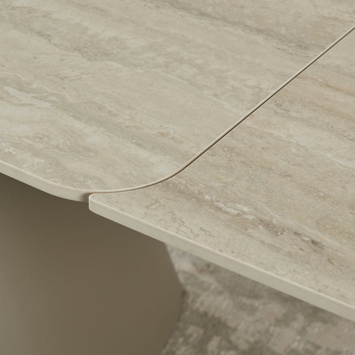 Retractable Sintered Stone Extendable Dining Table