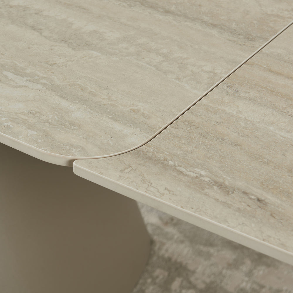 Retractable Sintered Stone Extendable Dining Table