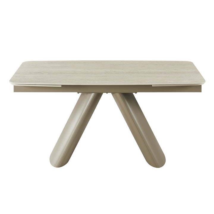 Retractable Sintered Stone Extendable Dining Table-10