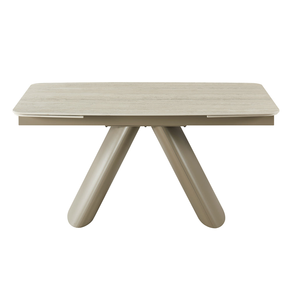 Retractable Sintered Stone Extendable Dining Table-10