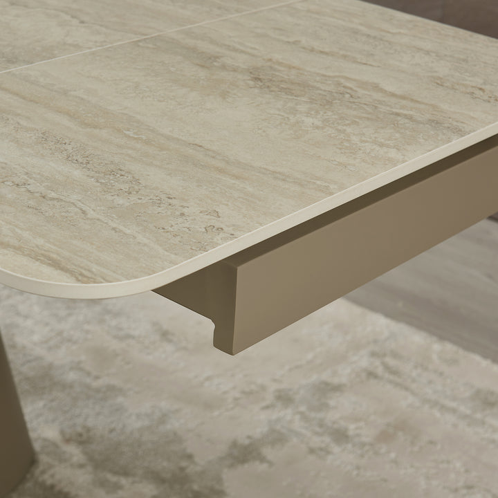 Retractable Sintered Stone Extendable Dining Table