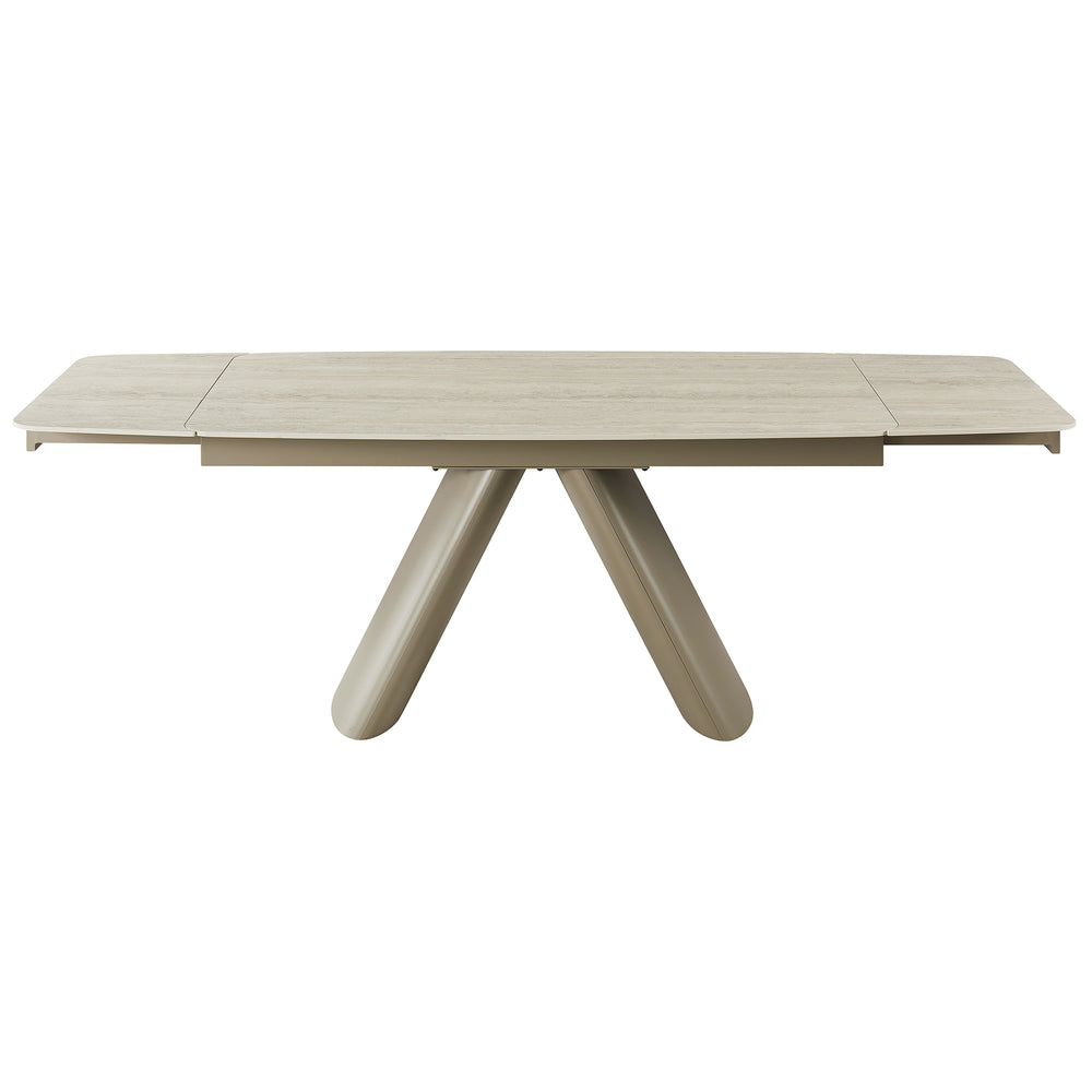 Retractable Sintered Stone Extendable Dining Table