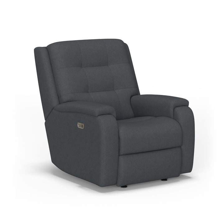 Arlo Fabric Power Recliner with Power Headrest &amp; Lumbar
