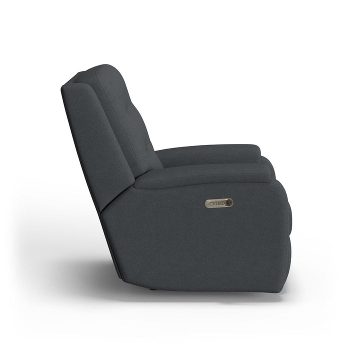 Arlo Fabric Power Recliner with Power Headrest &amp; Lumbar